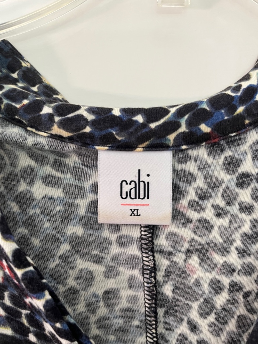 CAbi Black, White & Red accents Twist-Front Sleeveless Tank - Picture 2 of 2